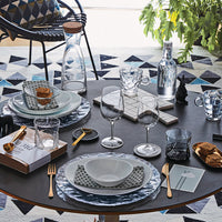 Side view of Prometeo 6" x 5.5" Small Opal Glass Bowl (Set of 12)