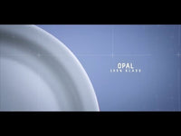 Side view of Prometeo 6" x 5.5" Small Opal Glass Bowl (Set of 12)