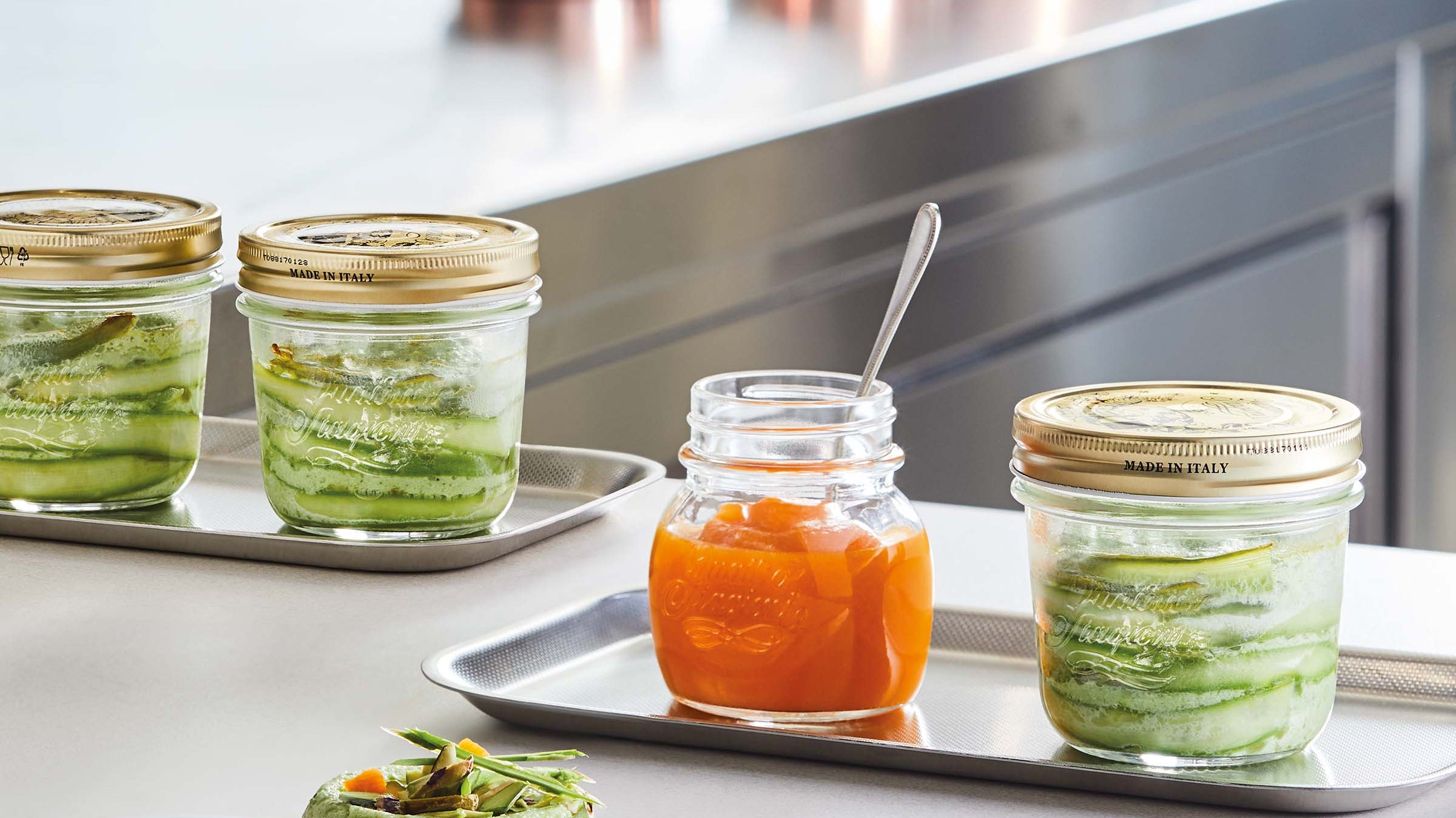 Bormioli Rocco Quattro Stagioni 10.75 oz. Canning Jar Wide Mouth (Set of 4)
