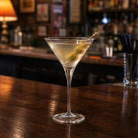 Side view of Bartender 8 oz. Martini Cocktail Glasses (Set of 6)