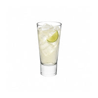 Side view of Ypsilon 10.5 oz. Beverage Drinking Glasses (Set of 4)