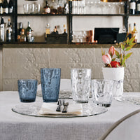 Side view of Diamond 13 oz. DOF Drinking Glasses