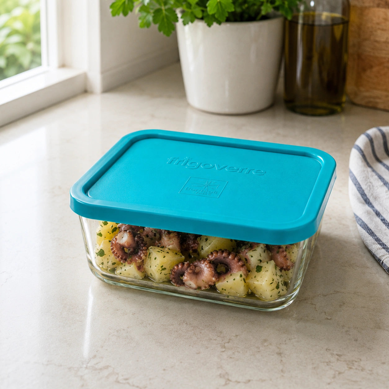 Frigoverre 3-Cup Square Food Storage Container