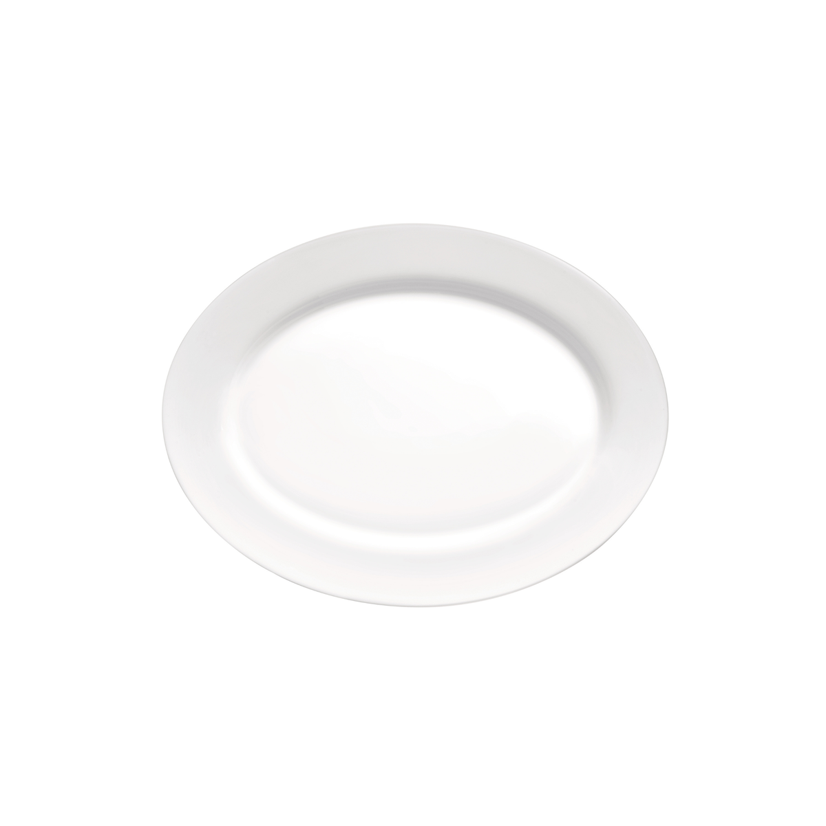 Bormioli Rocco Grangusto 13.75" x 10.5" Opal Glass Oval Serving Plate (Set of 12)