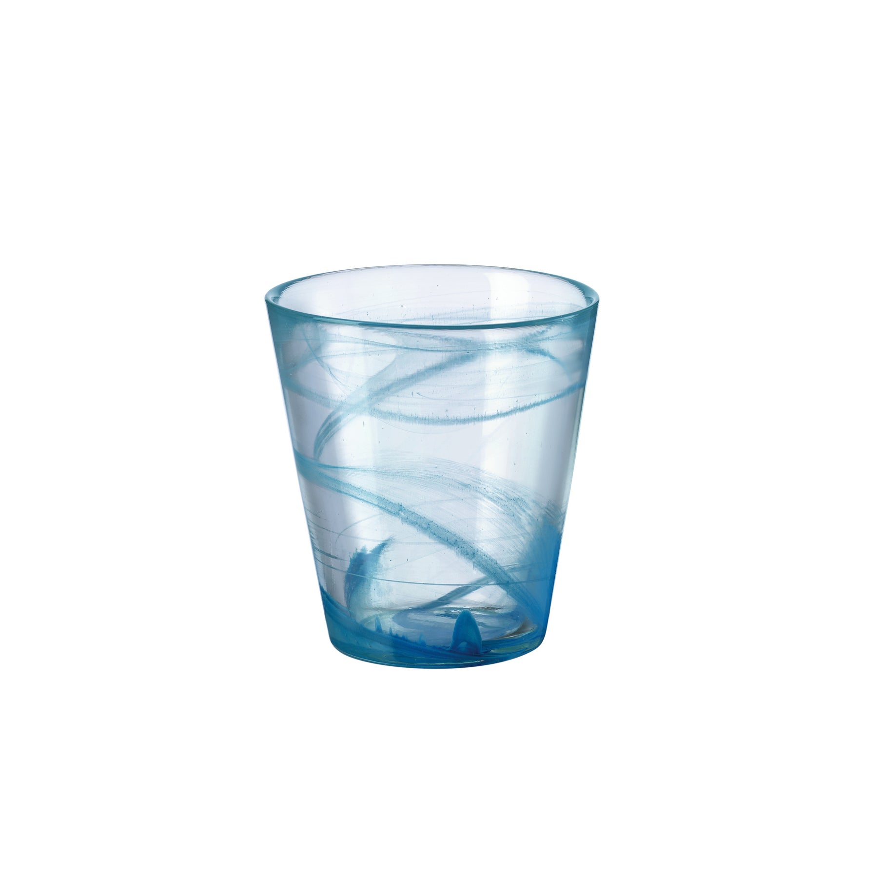 Bormioli Rocco Capri 12.5 oz. Drinking Glasses yellow light blue (Set of 6)