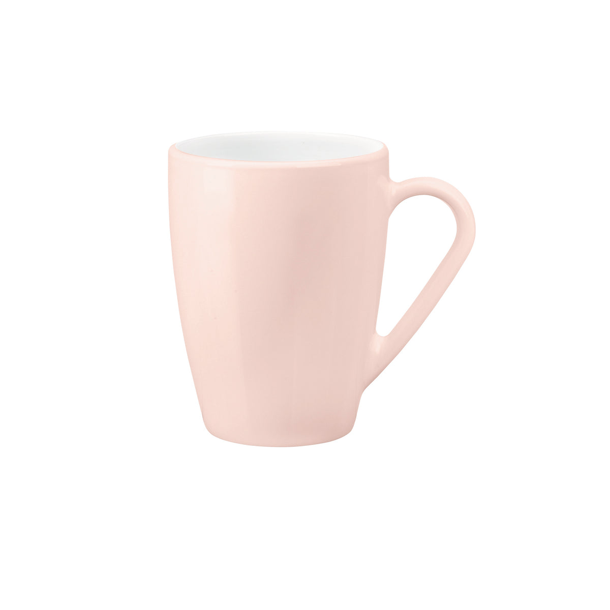 Bormioli Rocco Color Palette 11.5 oz. Icon Opal Glass Mug, Pink (Set of 6)