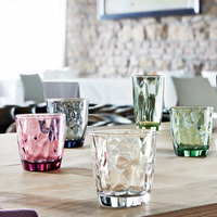 Side view of Diamond 13 oz. DOF Drinking Glasses