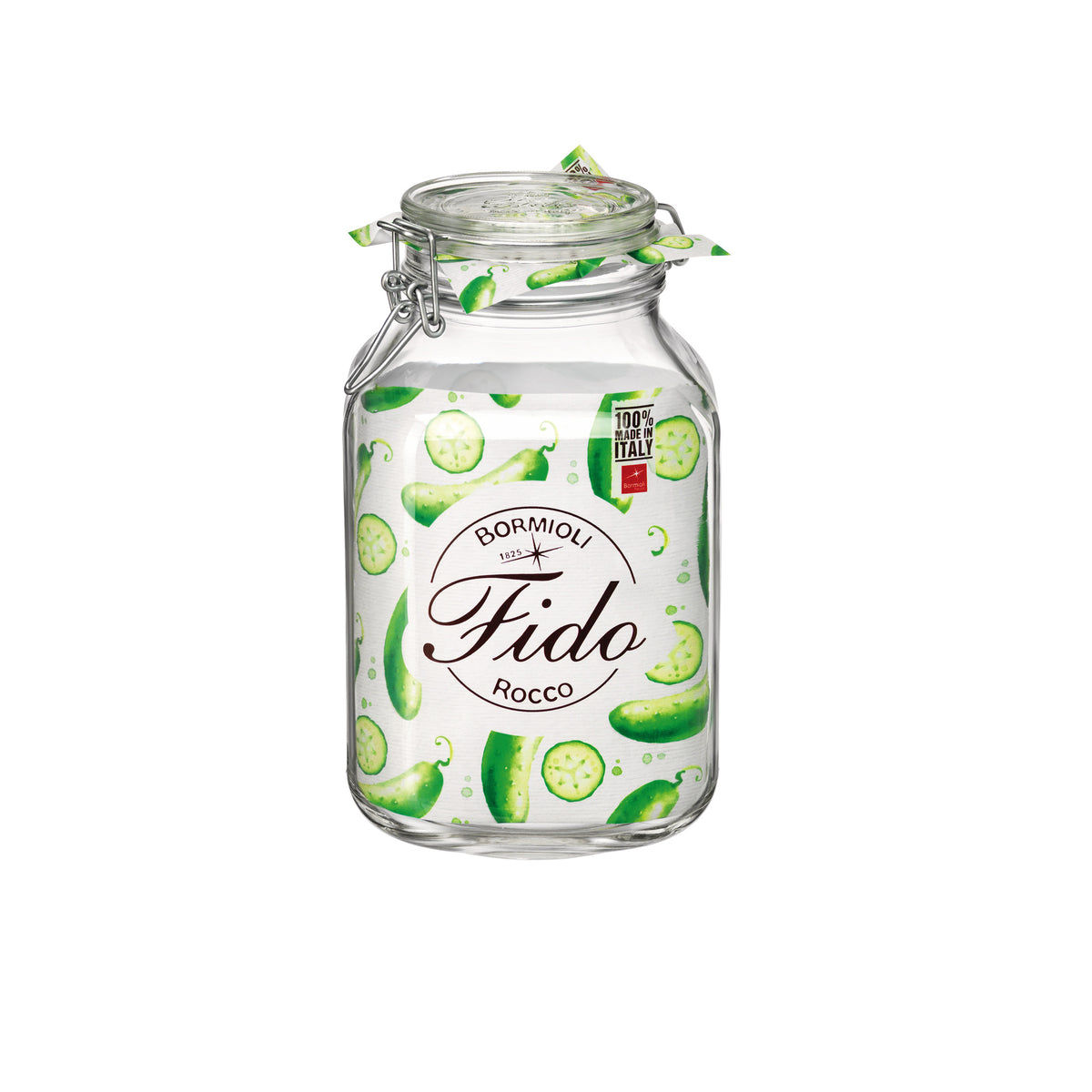 Bormioli Rocco Fido 101.5 oz. Food Jar, Clear (Set of 6)