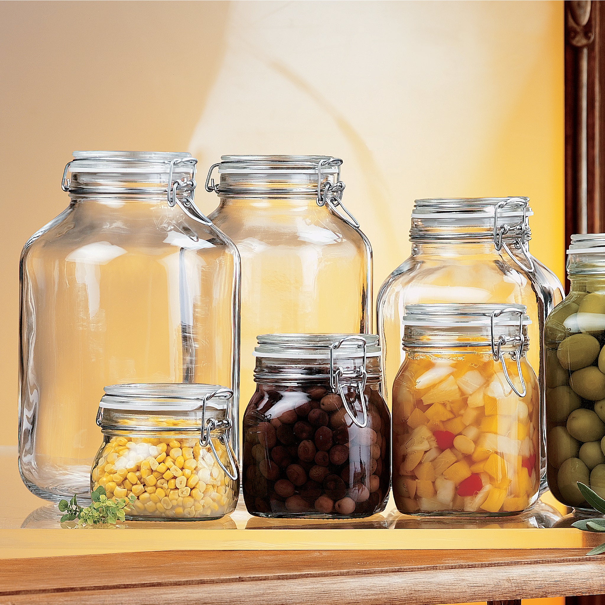 Bormioli Rocco Fido 25.25 oz. Food Jar, Clear (Set of 12)