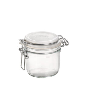 Bormioli Rocco Fido 6.75 oz. Food Jar, White Top (Set of 12)