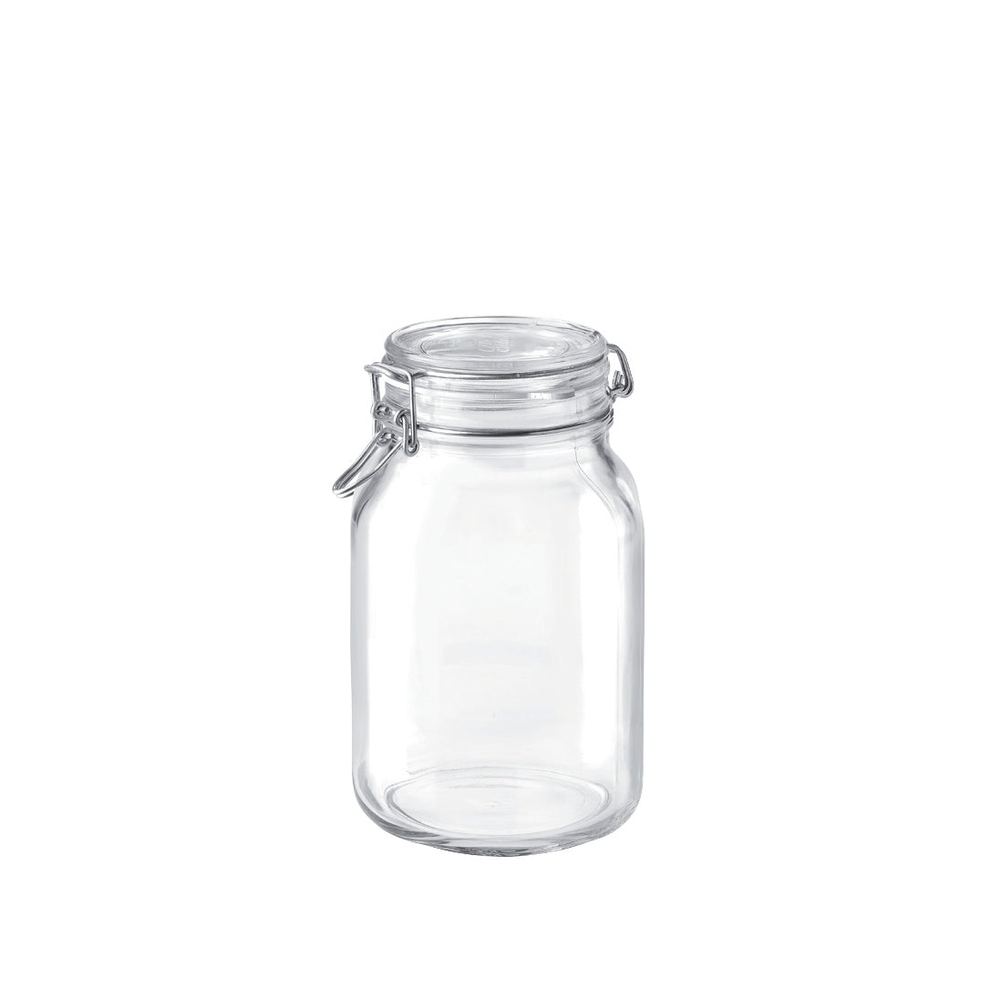 Bormioli Rocco Fido 67.75 oz. Food Jar, Clear (Set of 6)