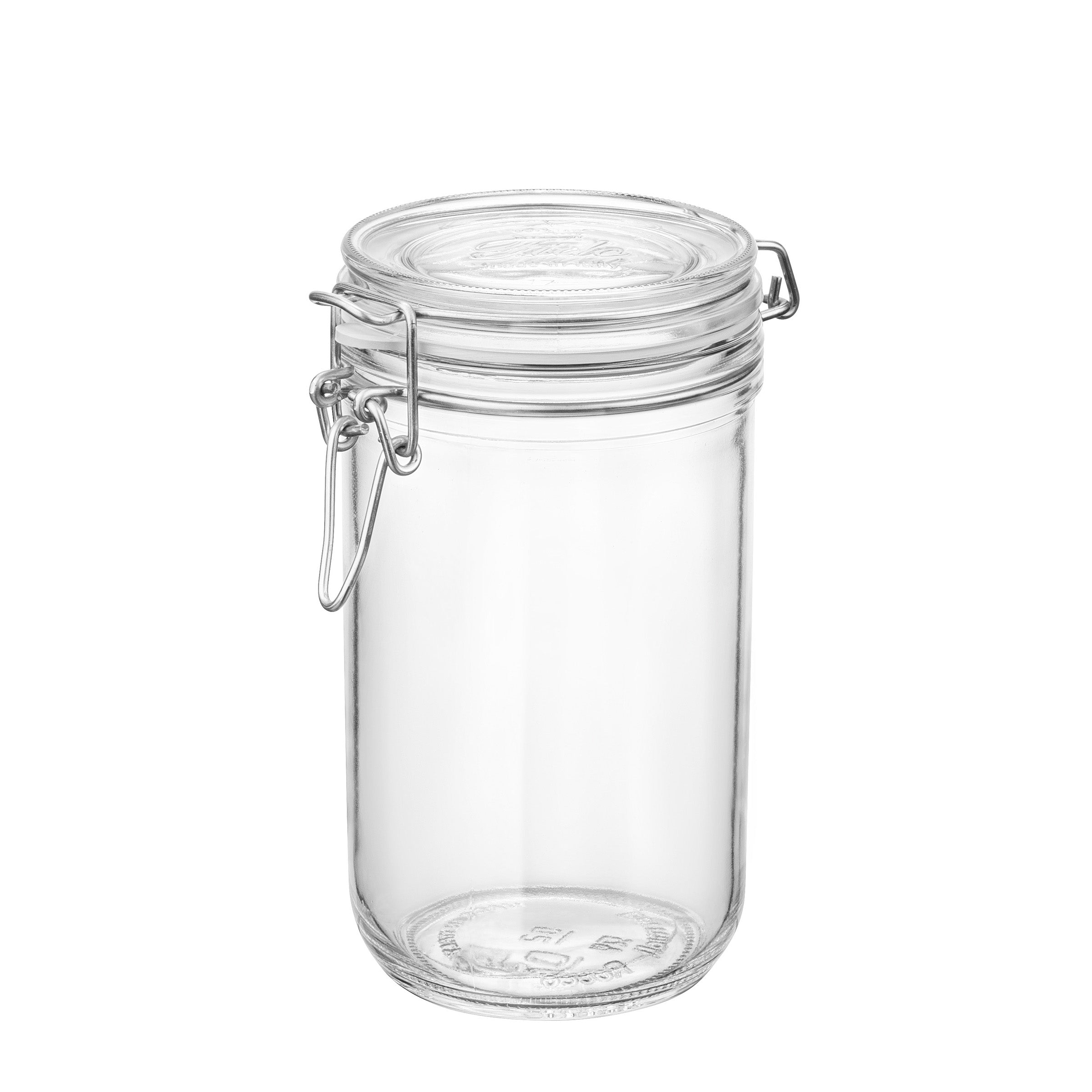 Bormioli Rocco Fido Cylinder 25.25 oz. Food Jar, Clear (Set of 6)