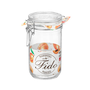 Bormioli Rocco Fido Cylinder 25.25 oz. Food Jar, Clear (Set of 6)