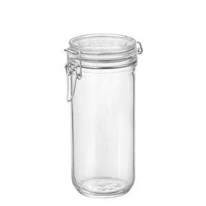 Bormioli Rocco Fido Cylinder 33.75 oz. Food Jar, Clear (Set of 6)