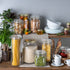 Bormioli Rocco Fido Cylinder 50.75 oz. Spaghetti Jar, Clear (Set of 6)