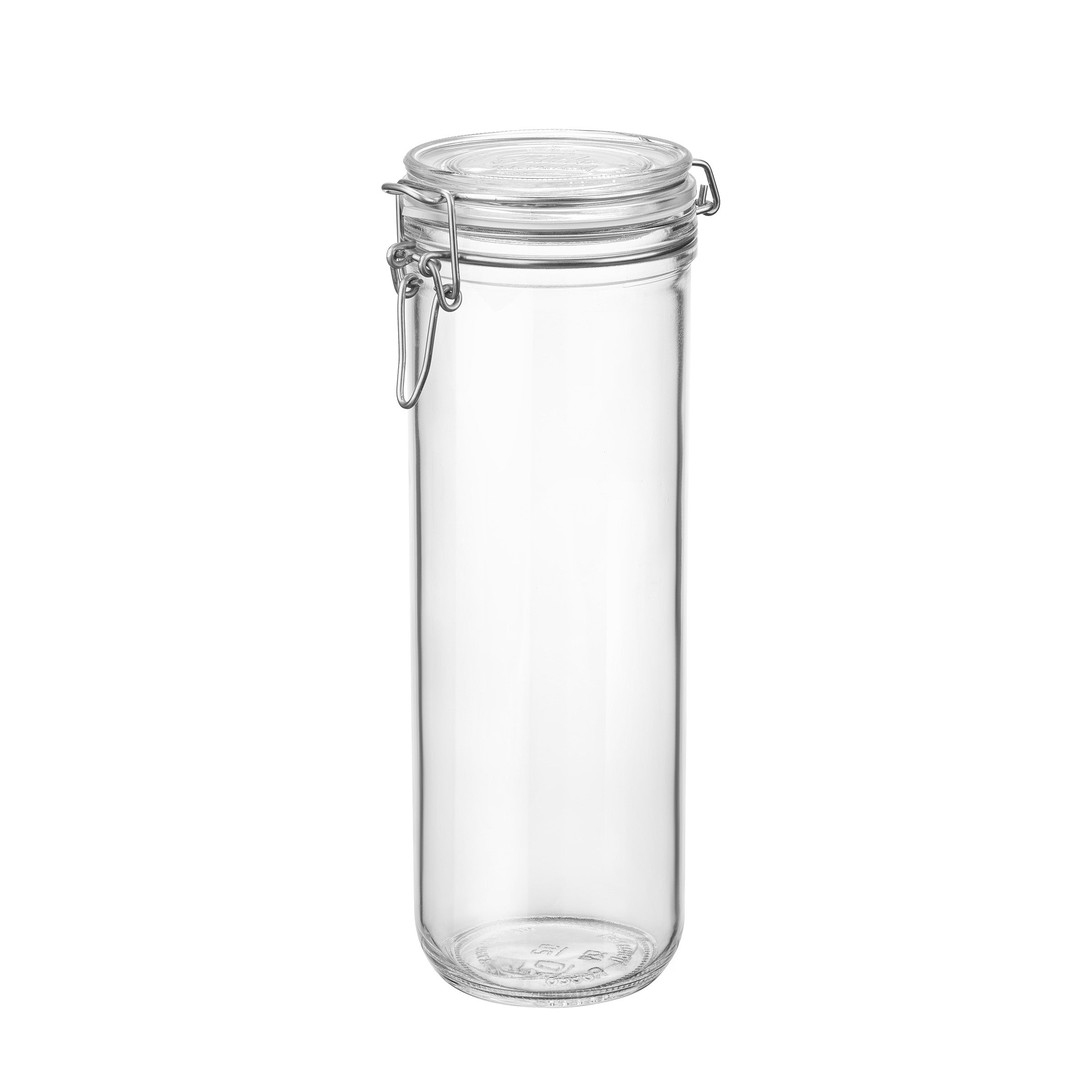 Bormioli Rocco Fido Cylinder 50.75 oz. Spaghetti Jar, Clear (Set of 6)