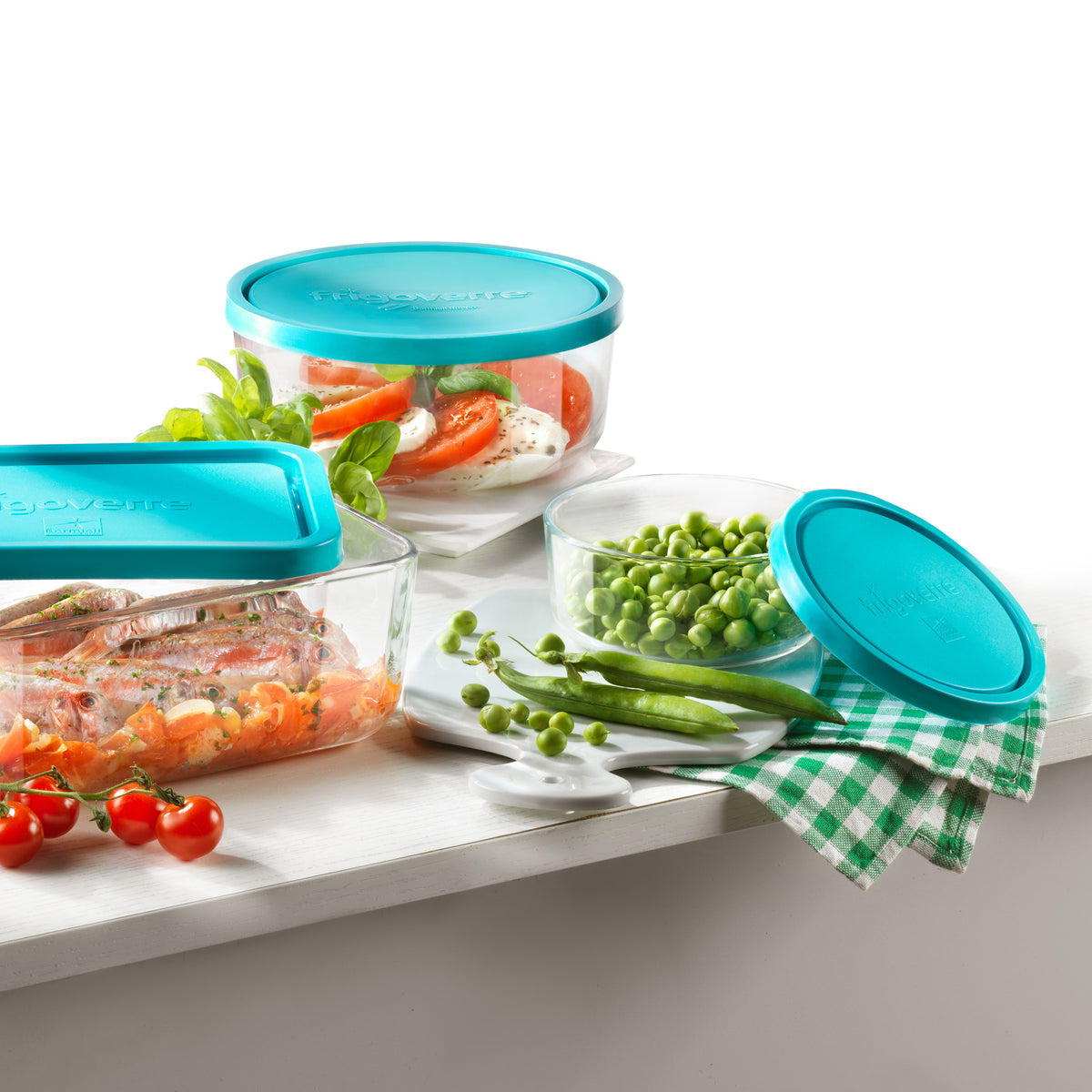 Bormioli Rocco Frigoverre 10.25 oz. Round Food Storage Container (Set of 12)