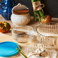 Side view of Exclusiva Brillante 2-Cup Round Serving Bowl (Set of 6)