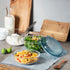 Bormioli Rocco Frigoverre Evolution 85 oz. Large Bowl, Grey Lid (Set of 4)