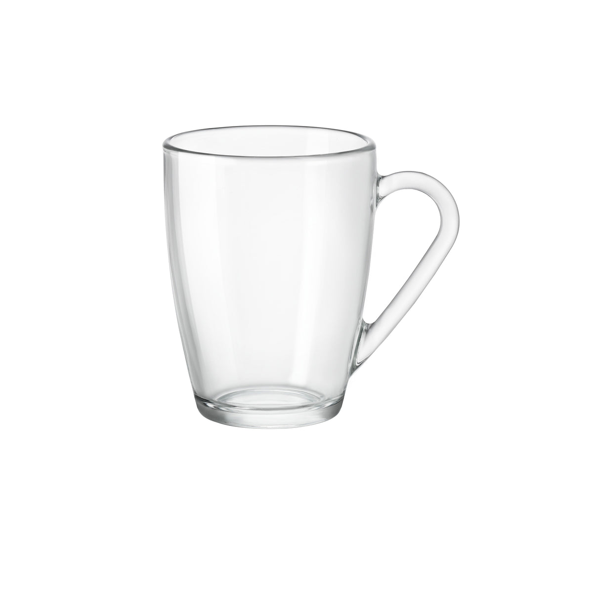 Bormioli Rocco Icon 10.5 oz. Glass Coffee Mugs (Set of 6)