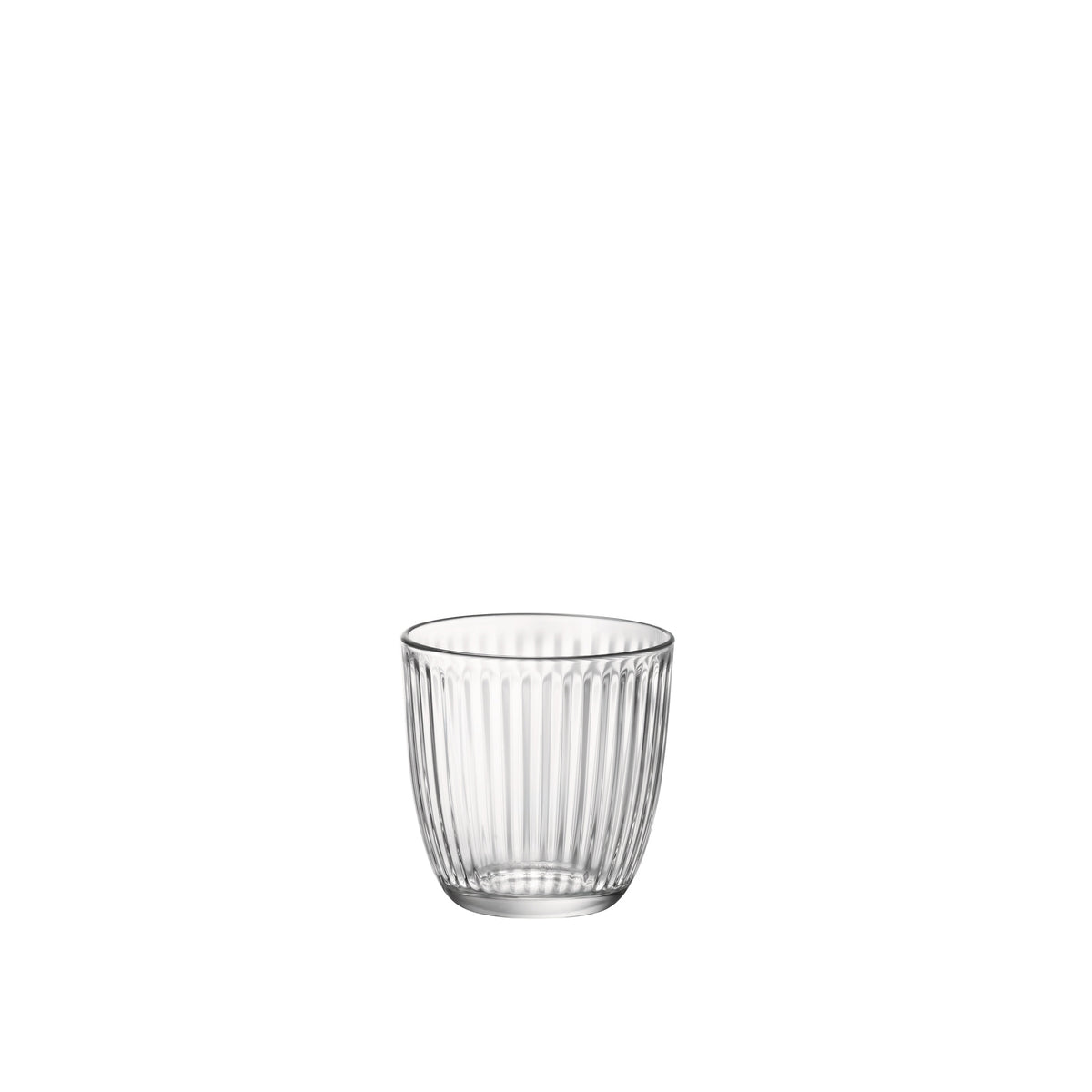 Bormioli Rocco Line 9.75 oz. Water Drinking Glasses, Clear (Set of 12)