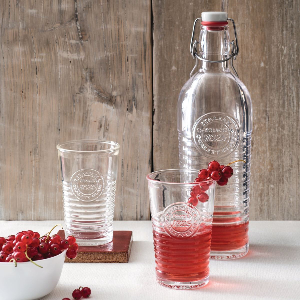 Bormioli Rocco Officina 1825 11 oz. Water Drinking Glasses (Set of 4)