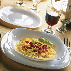 Bormioli Rocco Parma 8.75" Opal Glass Soup Plate (Set of 24)