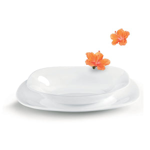 Bormioli Rocco Parma 8.75" Opal Glass Soup Plate (Set of 24)