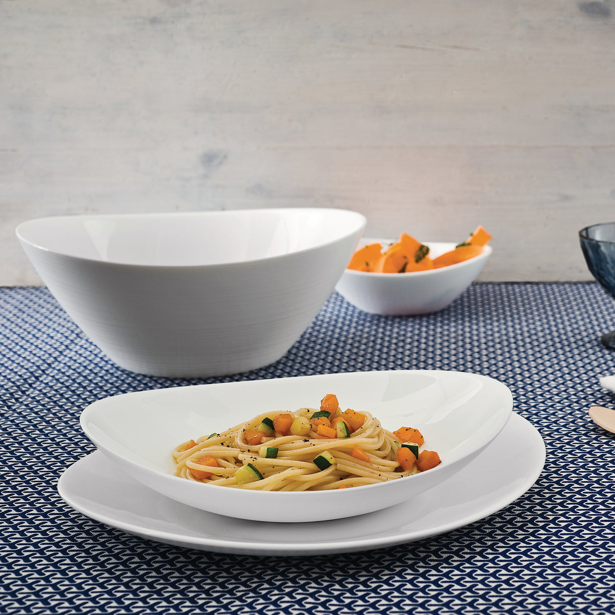 Bormioli Rocco Prometeo 10.75" x 9.5" Opal Glass Dinner Plate (Set of 24)