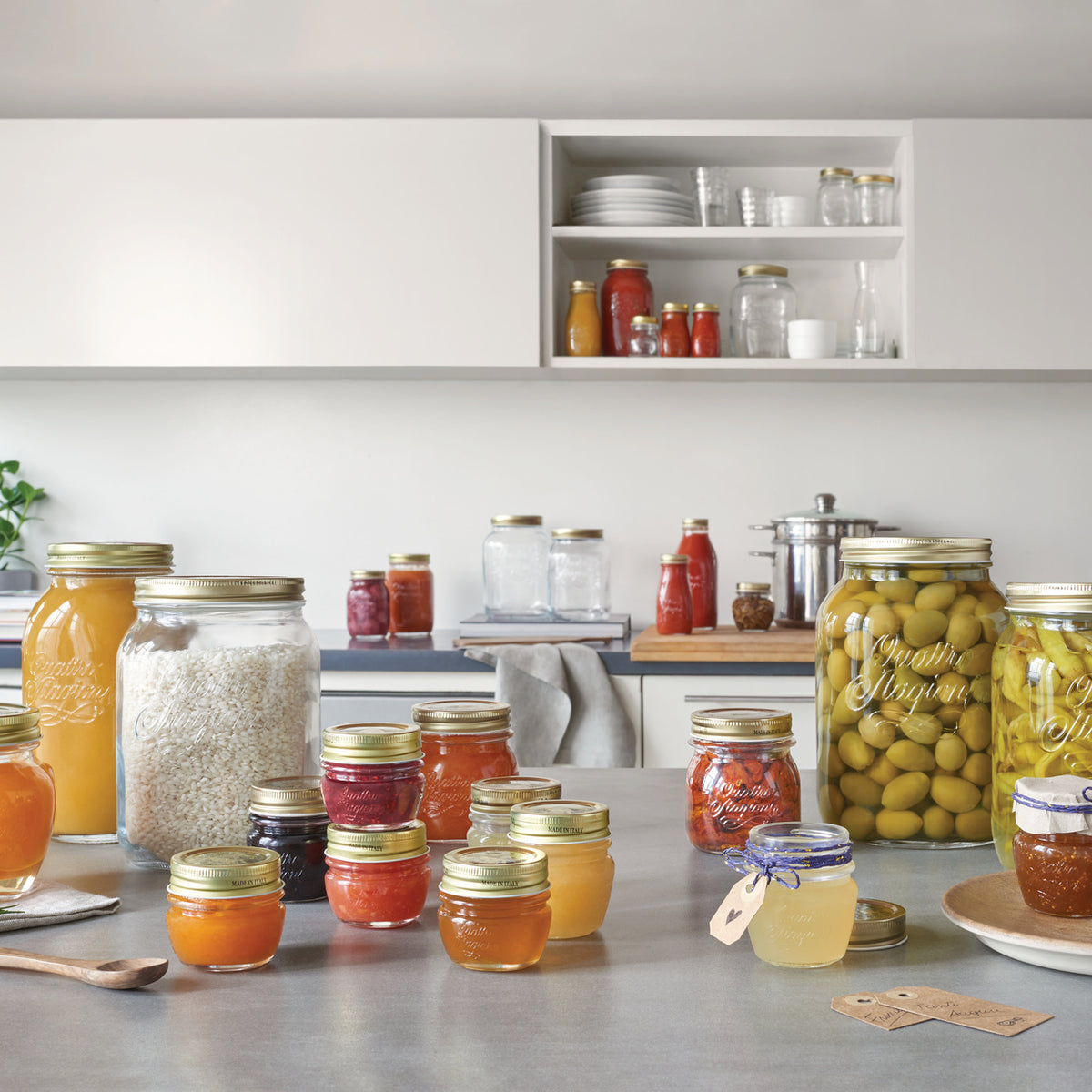 Bormioli Rocco Quattro Stagioni 1.3 oz. Mini Canning Jar (Set of 12)