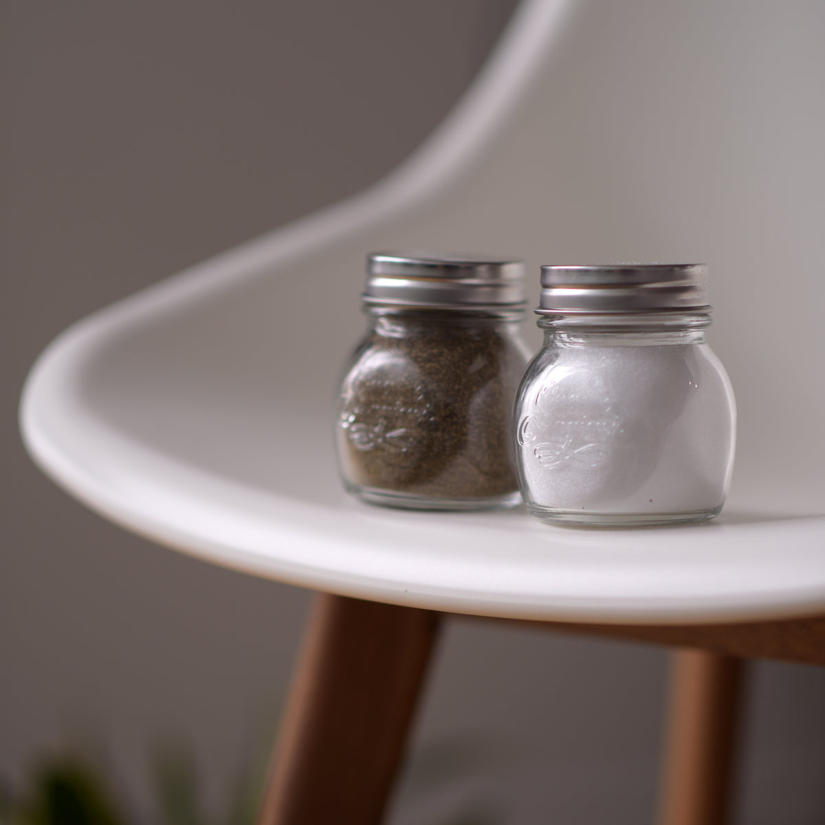 Bormioli Rocco Quattro Stagioni 5 oz. Jar with Salt & Pepper Lid (Set of 2)