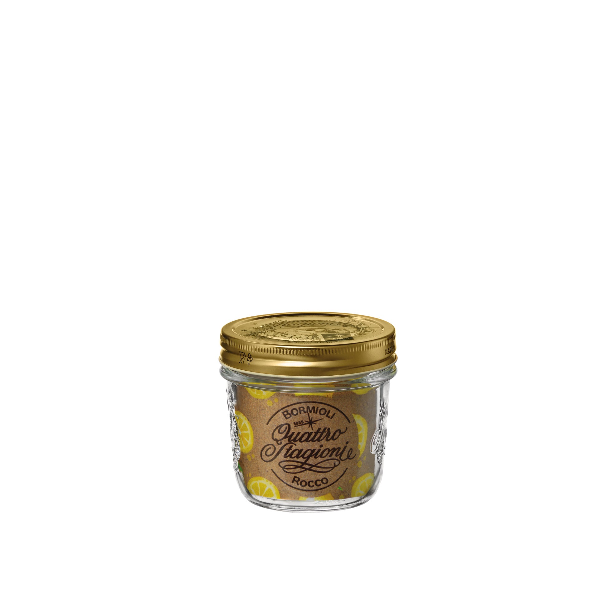 Bormioli Rocco Quattro Stagioni 6.75 oz. Canning Jar Wide Mouth (Set of 4)