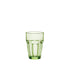 Bormioli Rocco Rock Bar 12.5 oz. Beverage Stackable Drinking Glasses, Mint (Set of 6)