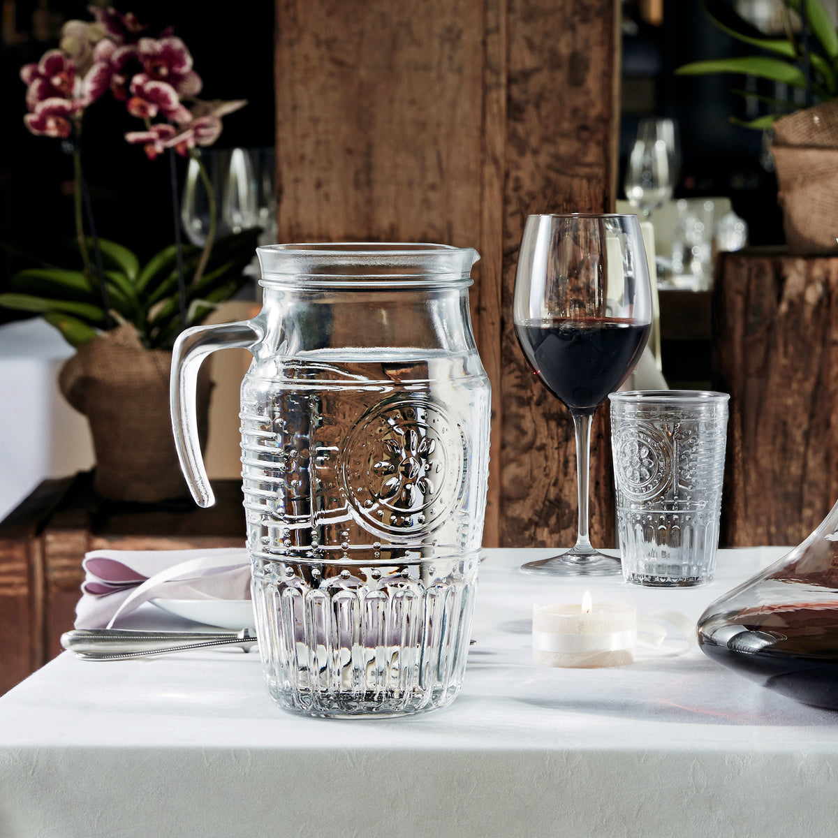 Bormioli Rocco Romantic 56.25 oz. Carafe, no tube or lid (Set of 6)