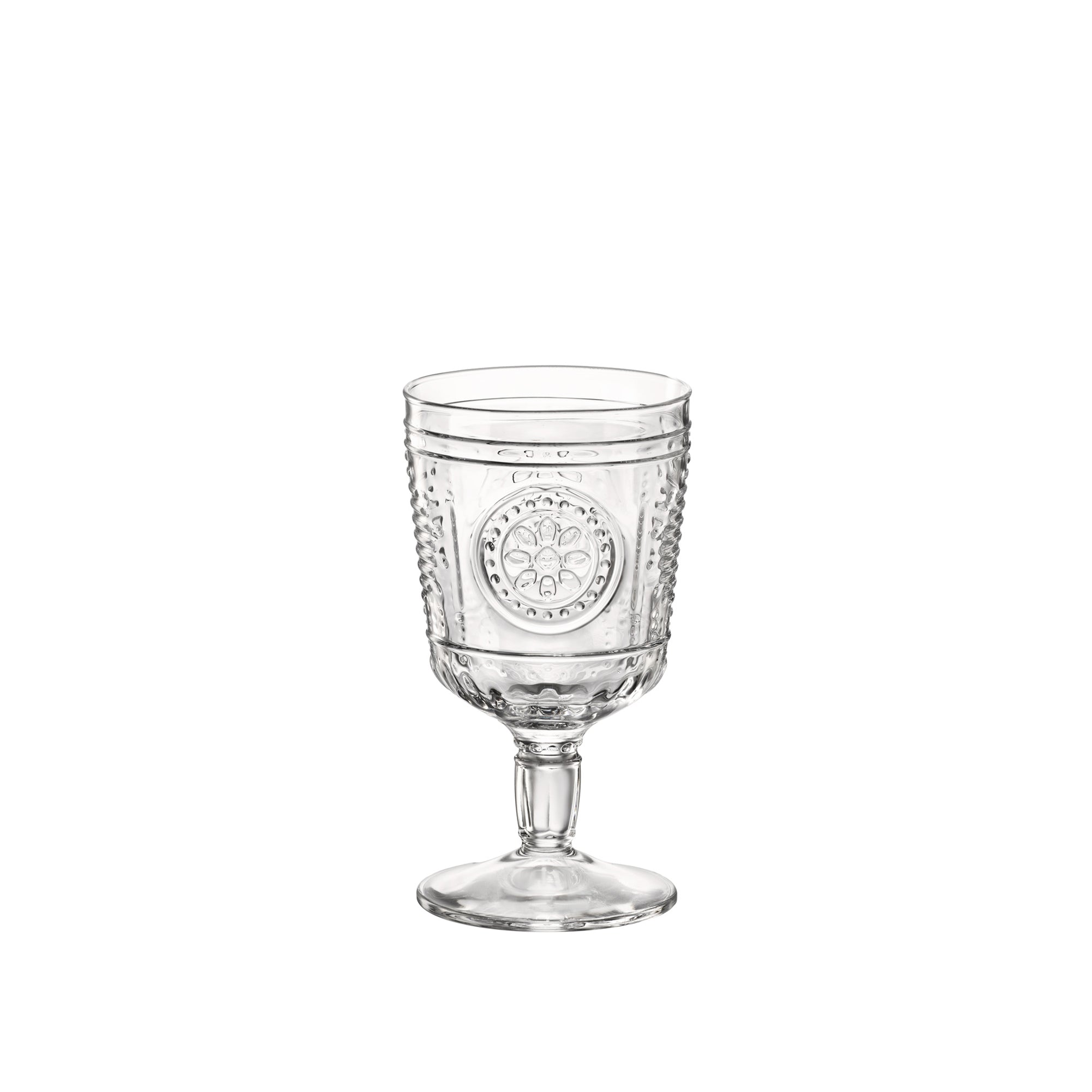 Romantic 10.75 oz. Stemware Cocktail Drinking Glasses, Clear (Set of 6)