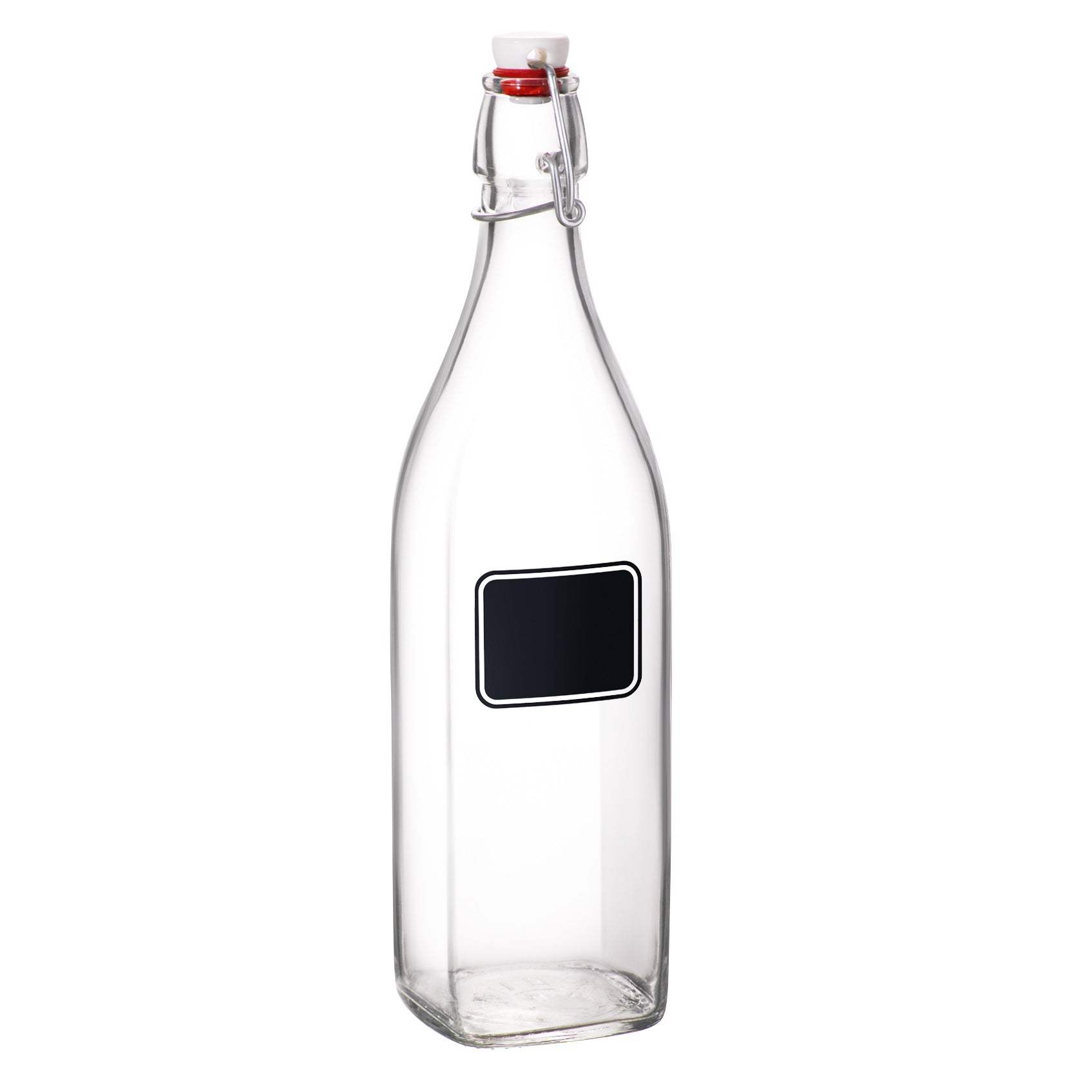 Bormioli Rocco Swing 33.75 oz. Swing-Top Glass Bottle, Chalk (Set of 6)