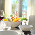 Bormioli Rocco White Moon 10.55" Opal Glass Salad Bowl (Set of 12)