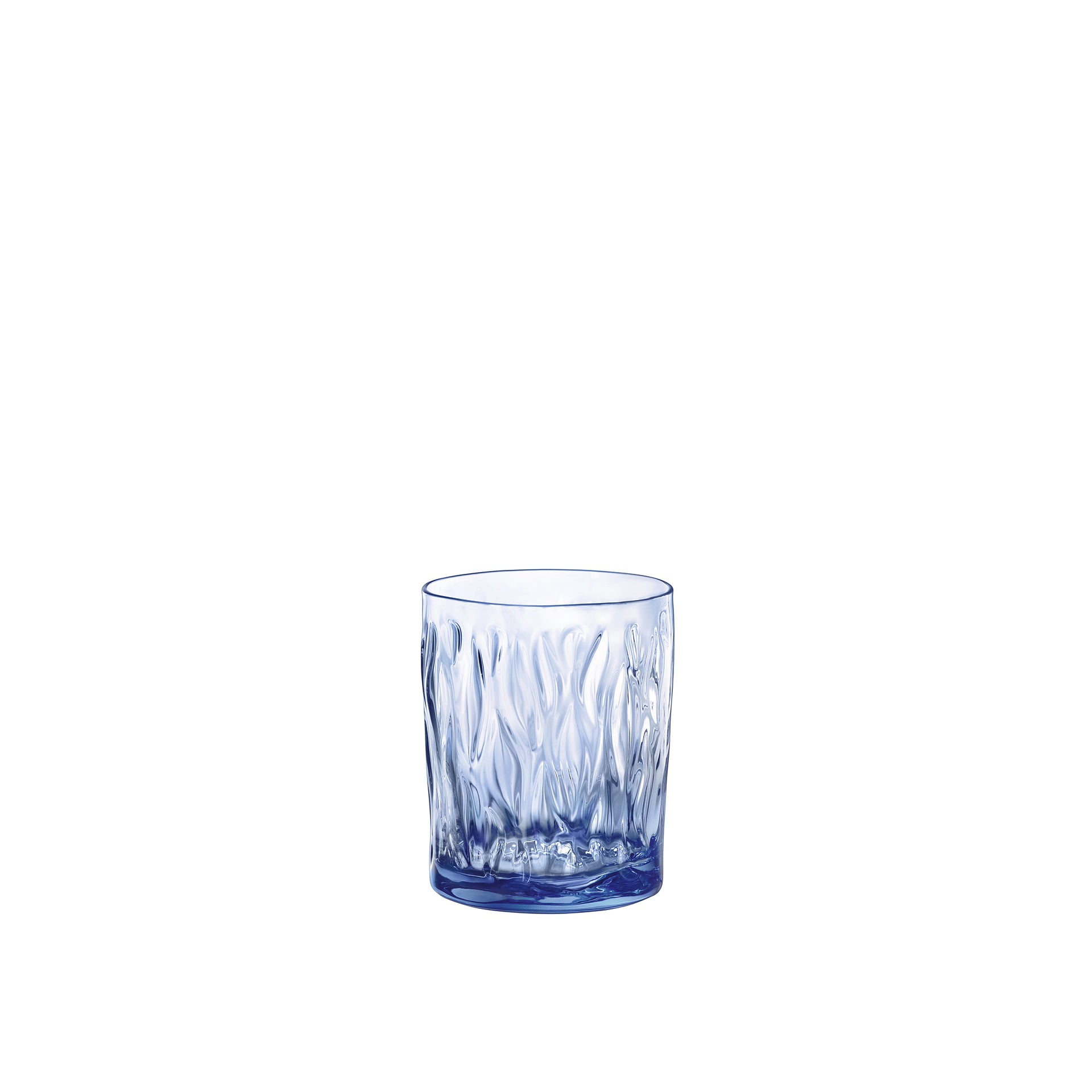 Bormioli Rocco Wind 10.25 oz. Water Drinking Glasses, Sapphire Blue (Set of 6)