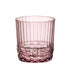 Bormioli Rocco America '20s 12.5 oz. DOF Drinking Glasses, Lilac Rose (Set of 6)