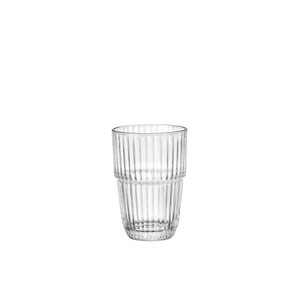 Barshine 12.8 oz. Long Drink Stackable Drinking Glasses (Set of 6)