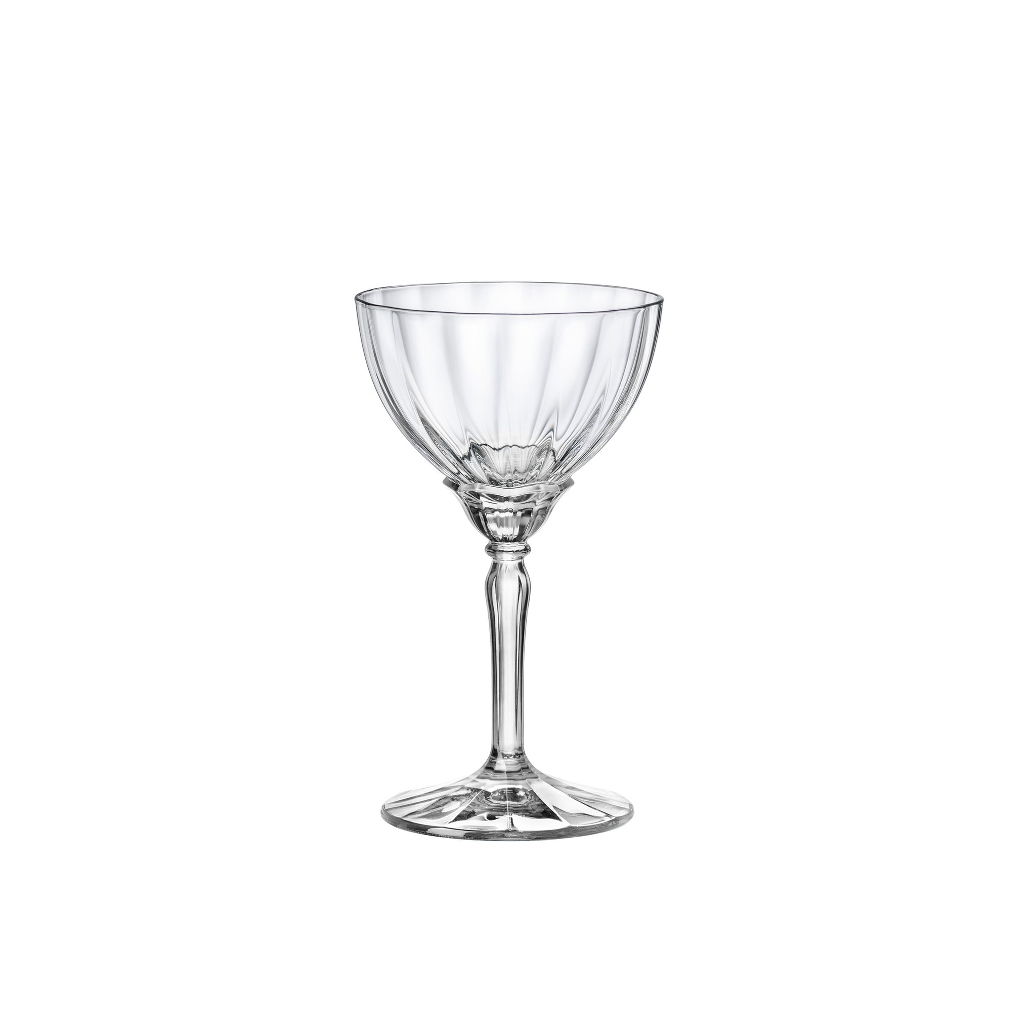 Florian 8.10 oz. Champagne / Martini Cocktail Glasses (Set of 4)