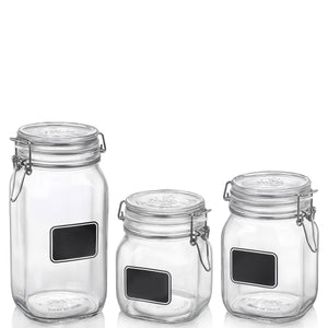 Fido 33.75 oz. Food Jar, Chalkboard (Set of 12)