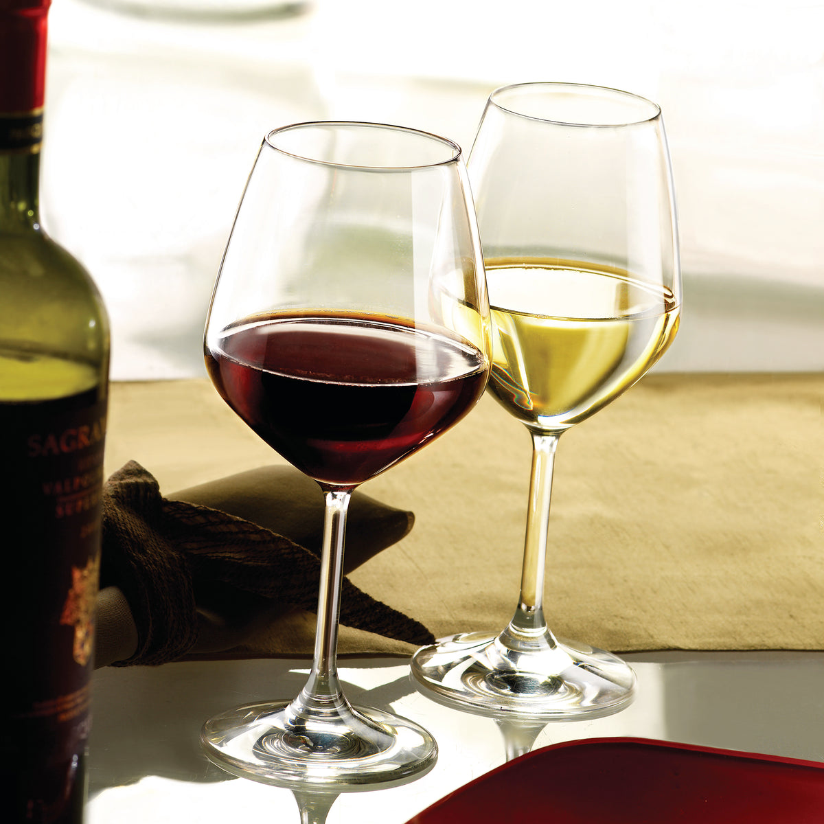 Disc - Restaurant 18 oz. Red Wine Glasses (Set of 4) - Bormioli Rocco USA