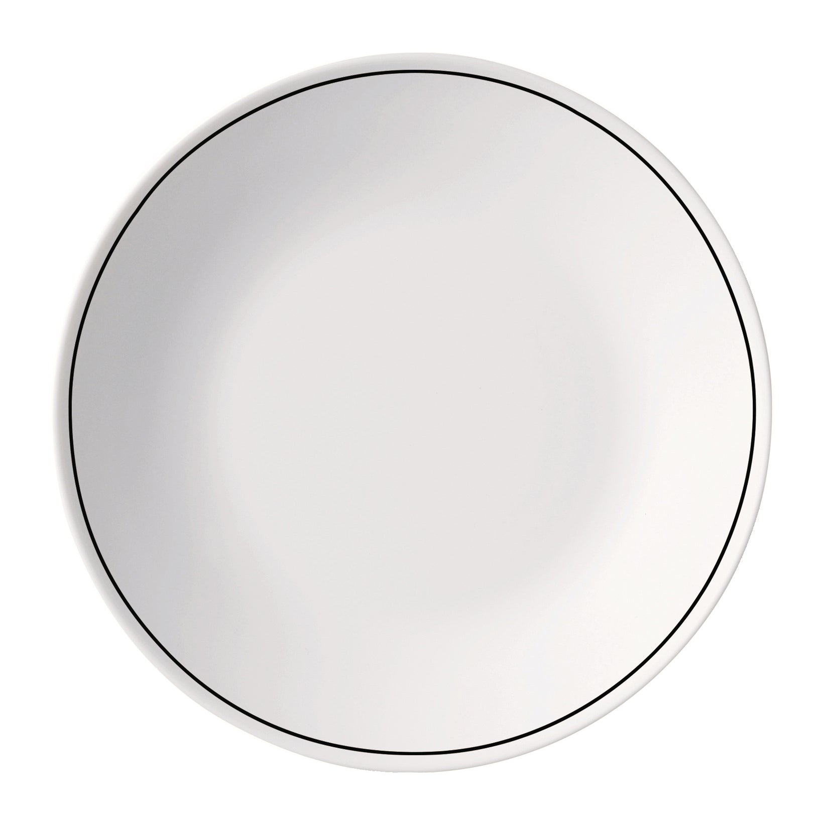 White Moon Chiaroscuro 8.75" Opal Glass Soup Plate, Unico (Set of 24)