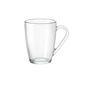 Icon 10.5 oz. Glass Coffee Mugs (Set of 6)