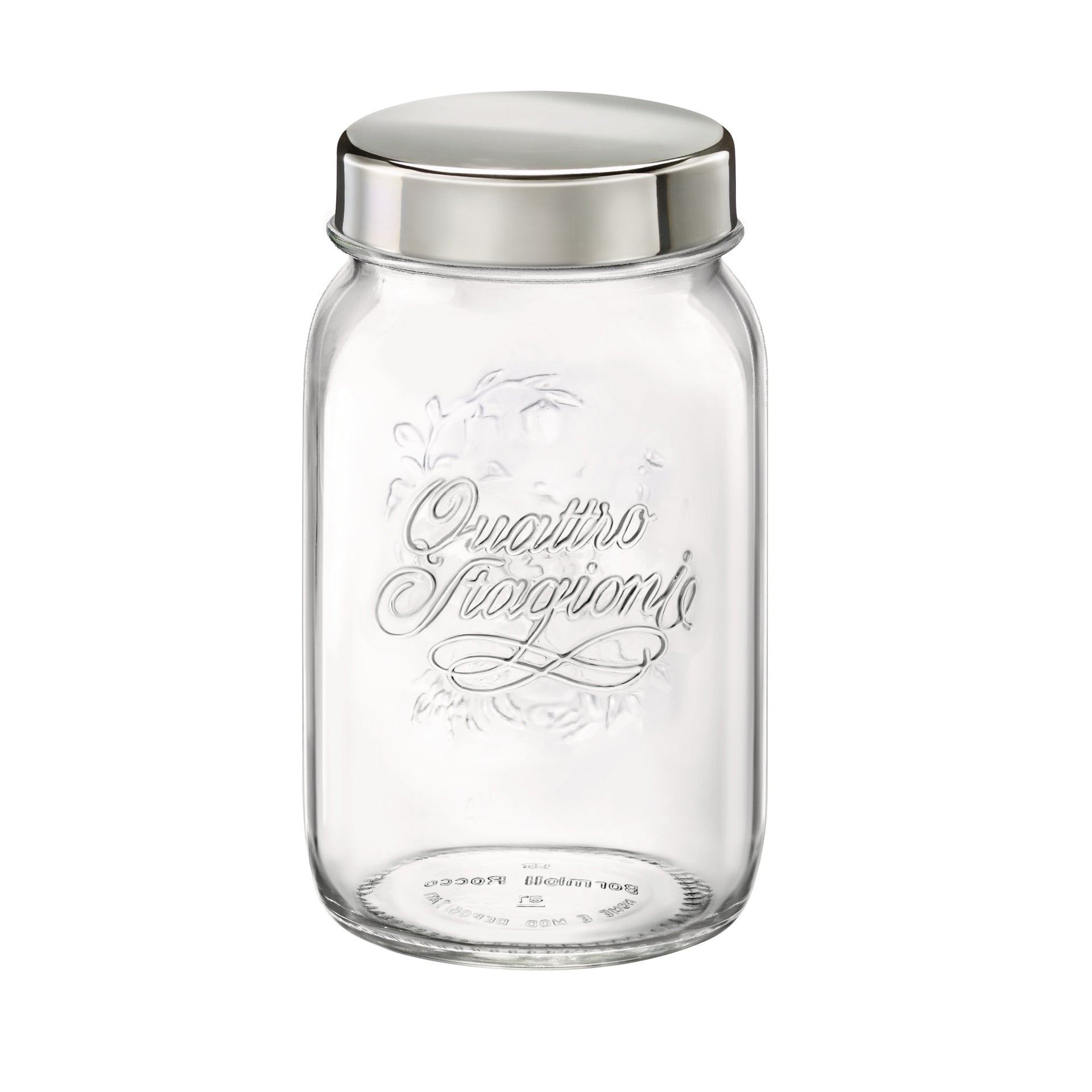Quattro Stagioni 33.75 oz. Jar with Stainless Steel Lid (Set of 12)