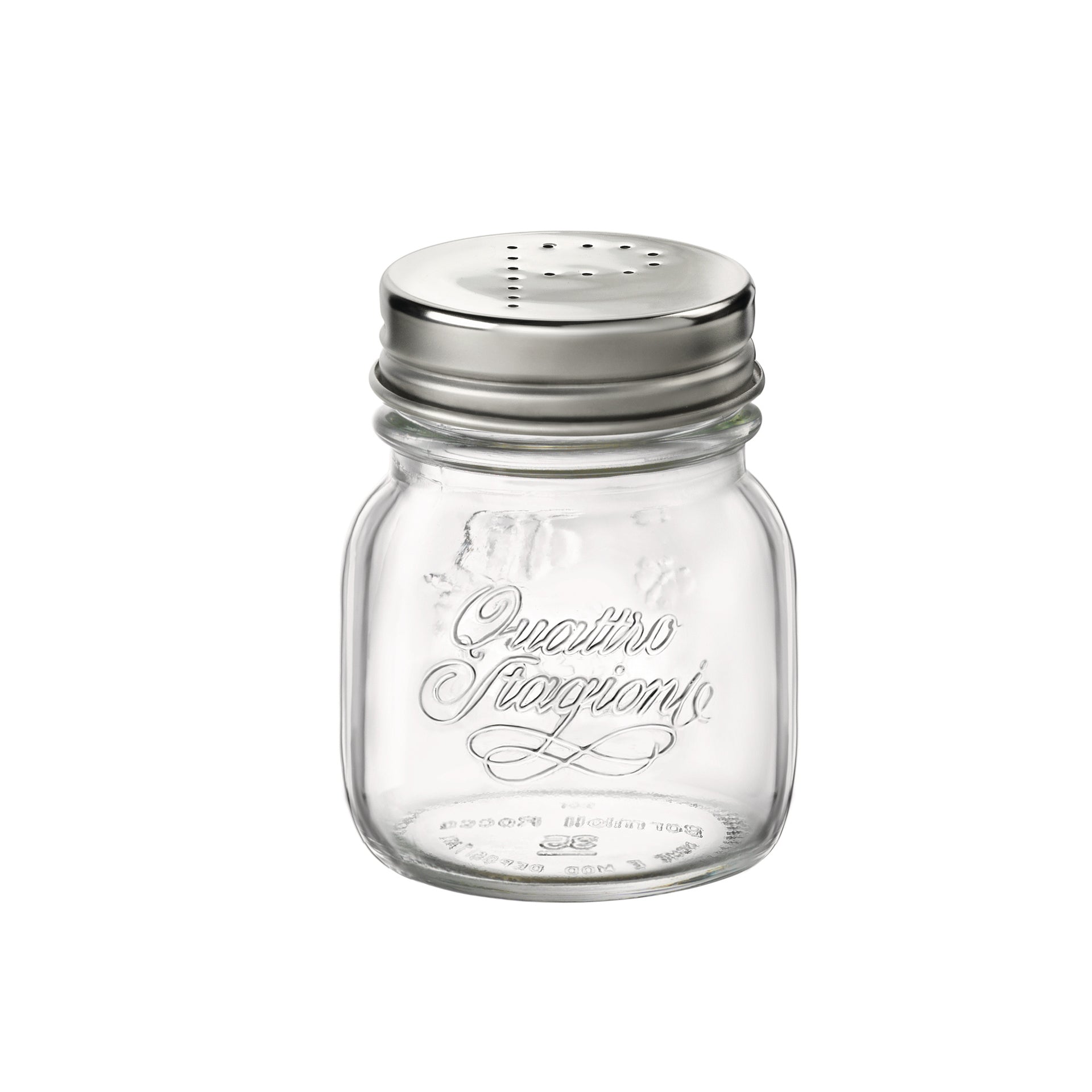 Quattro Stagioni 5 oz. Jar with Salt & Pepper Lid (Set of 2)