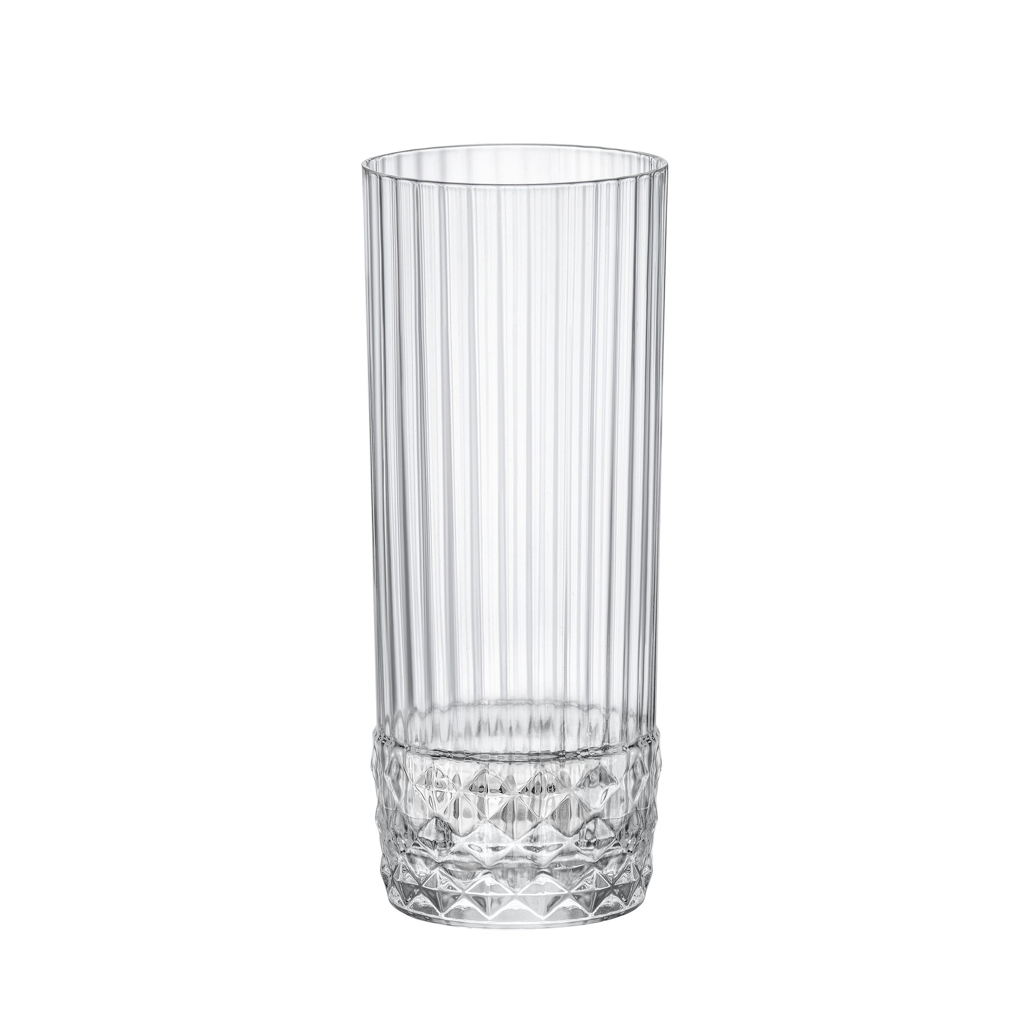 Bormioli Rocco America '20s 13.5 oz. Long Drink Drinking Glasses (Set of 4)