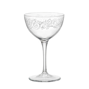 Bartender 8 oz. Novecento Liberty Martini Cocktail Glasses (Set of 6)